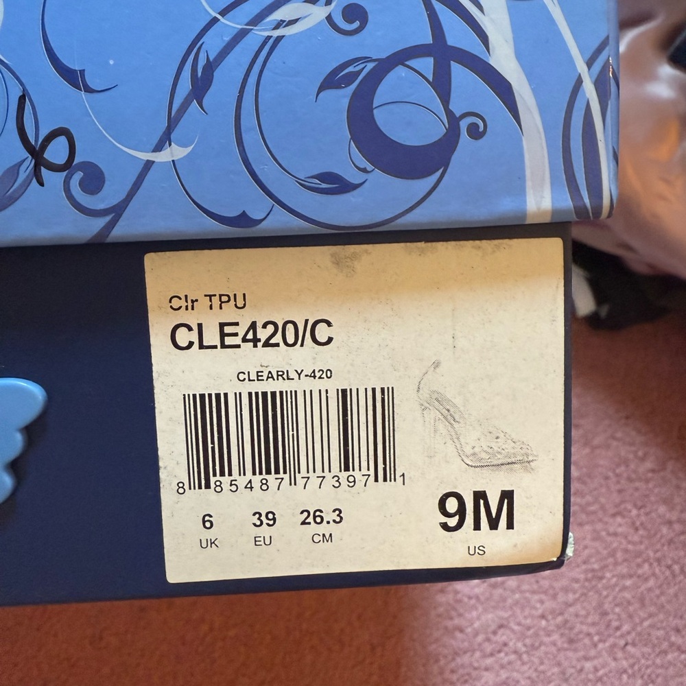 Clear Rhinestone Embellished Heels - Picture 11 of 11